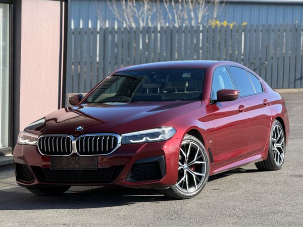 BMW 5-Series Saloon, Diesel, 2022, Red