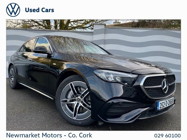 Mercedes-Benz E-Class Saloon, Diesel Plug-in Hybrid, 2025, Black