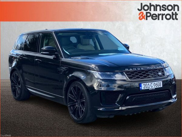 Land Rover Range Rover Sport SUV, Petrol Plug-in Hybrid, 2020, Black
