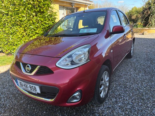 Nissan Micra Hatchback, Petrol, 2016, Red