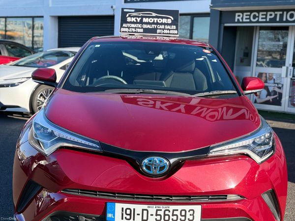 Toyota C-HR Hatchback, Petrol Hybrid, 2019, Red
