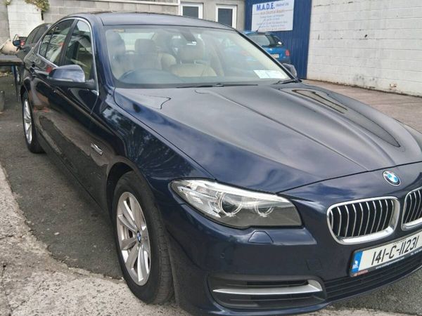 BMW 5-Series Saloon, Diesel, 2014, Blue