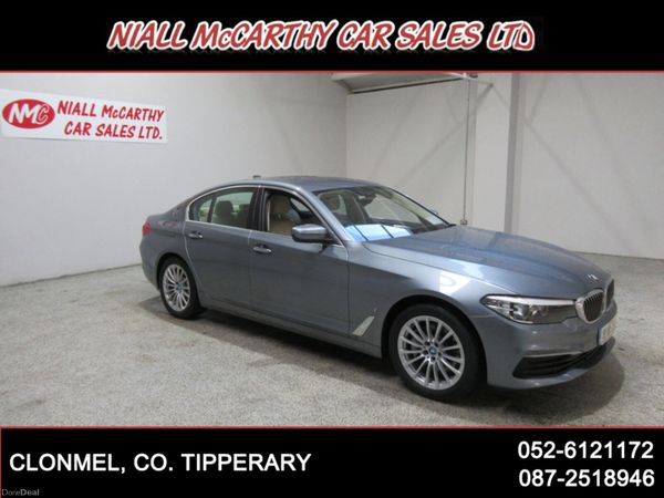 BMW 5-Series Saloon, Petrol Plug-in Hybrid, 2018, Grey