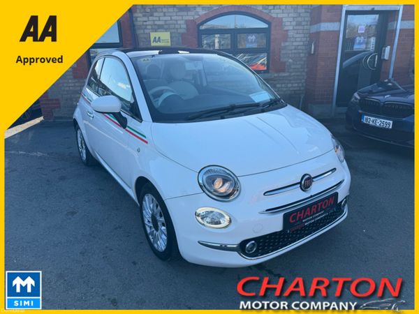Fiat 500 Hatchback, Petrol, 2016, White