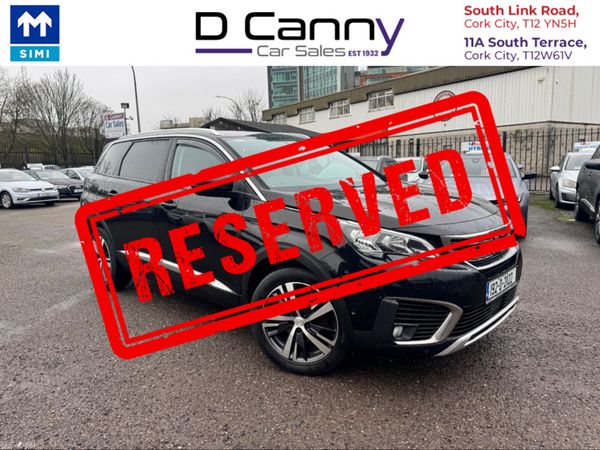 Peugeot 5008 MPV, Diesel, 2019, Black
