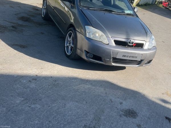 Toyota Corolla Hatchback, Petrol, 2002, Grey