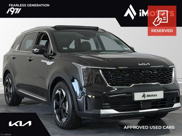 Kia Sorento SUV, Petrol Plug-in Hybrid, 2025, Black