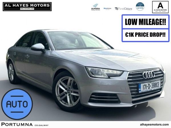 Audi A4 Saloon, Diesel, 2017, Silver