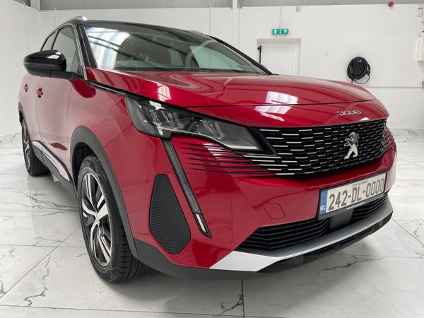 Peugeot 3008 SUV, Petrol Hybrid, 2024, Red