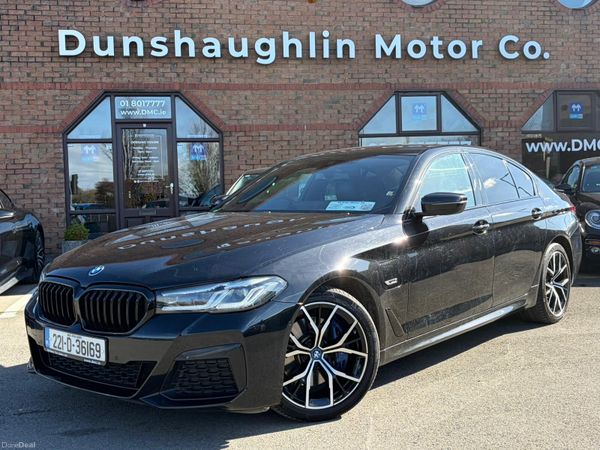 BMW 5-Series Saloon, Petrol Plug-in Hybrid, 2022, Black
