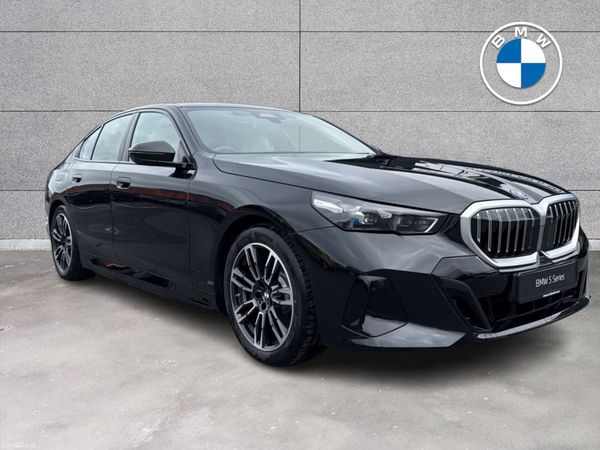 BMW 5-Series Saloon, Petrol Plug-in Hybrid, 2026, Black