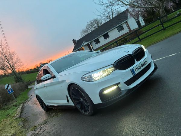 BMW 5-Series Saloon, Diesel, 2017, White