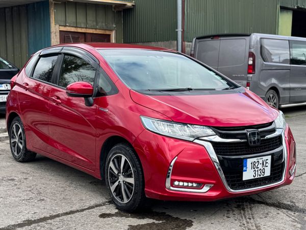 Honda Fit Hatchback, Petrol Hybrid, 2018, Red