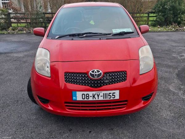 Toyota Yaris Hatchback, Petrol, 2008, Red