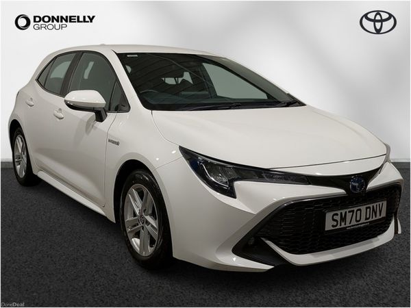 Toyota Corolla Hatchback, Petrol Hybrid, 2021, White