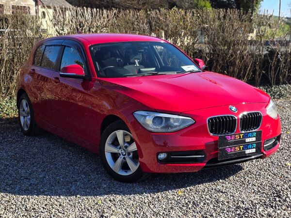 BMW 1-Series Hatchback, Petrol, 2015, Red