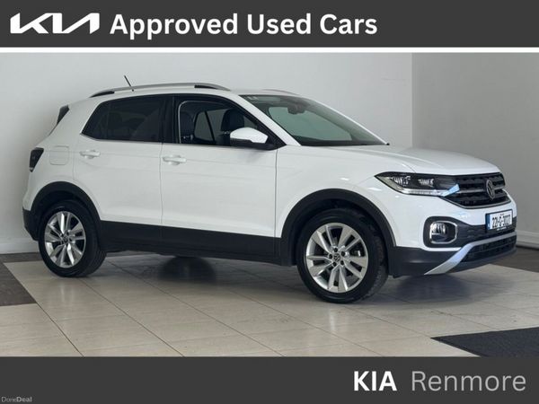 Volkswagen T-Cross Estate, Petrol, 2022, White