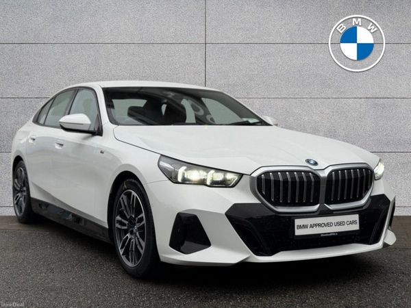 BMW 5-Series Saloon, Petrol Plug-in Hybrid, 2024, White