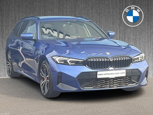 BMW 3-Series Estate, Petrol Plug-in Hybrid, 2025, Blue