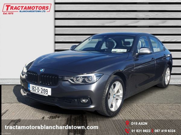 BMW 3-Series Saloon, Petrol, 2018, Grey