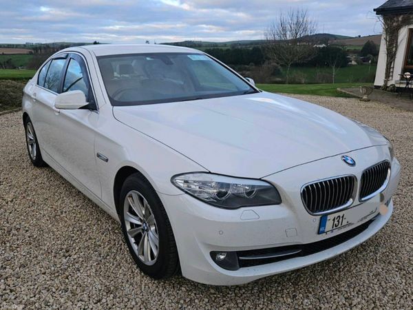 BMW 5-Series Saloon, Diesel, 2013, White