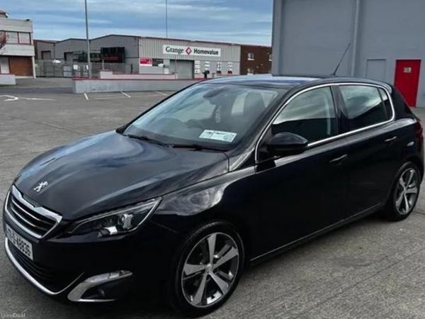 Peugeot 308 Hatchback, Petrol, 2017, Black
