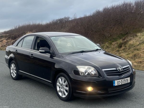 Toyota Avensis Saloon, Petrol, 2007, Black