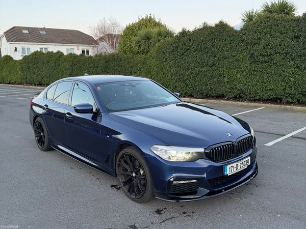 BMW 5-Series Saloon, Diesel, 2017, Blue