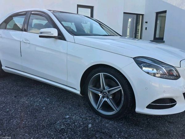 Mercedes-Benz E-Class Saloon, Diesel Hybrid, 2014, White