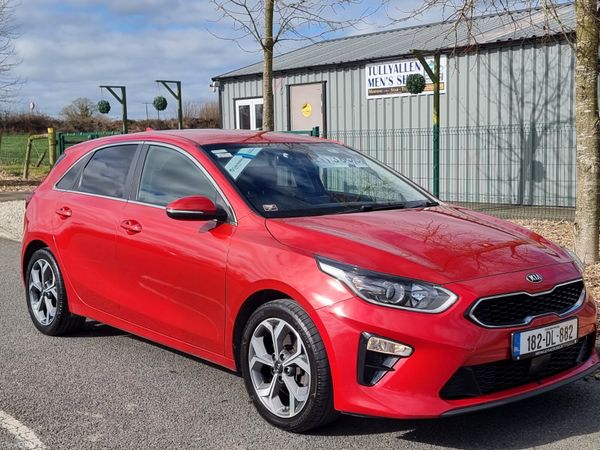 Kia Ceed Hatchback, Diesel, 2018, Red