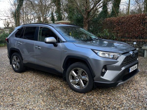 Toyota RAV4 SUV, Petrol Hybrid, 2021, Silver
