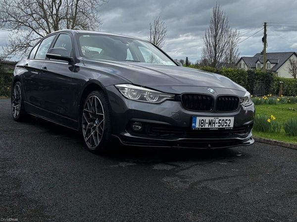 BMW 3-Series Saloon, Petrol Plug-in Hybrid, 2018, Grey
