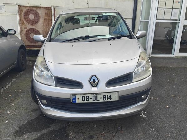 Renault Clio Hatchback, Petrol, 2008, Silver