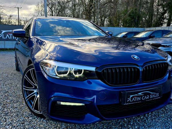 BMW 5-Series Saloon, Diesel, 2018, Blue