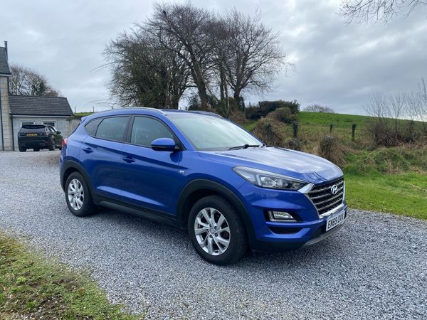 Hyundai Tucson SUV, Diesel Hybrid, 2020, Blue