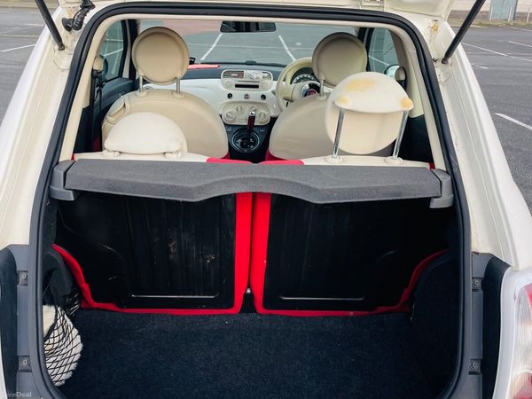 Fiat 500 Hatchback, Petrol, 2011, White