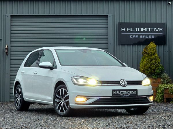 Volkswagen Golf Hatchback, Petrol, 2018, White