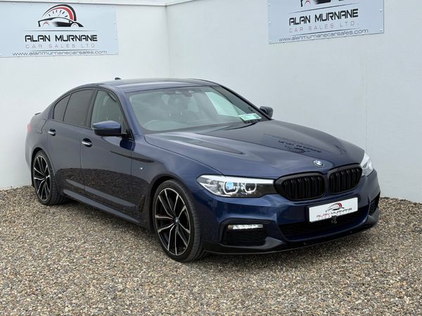 BMW 5-Series Saloon, Diesel, 2018, Blue