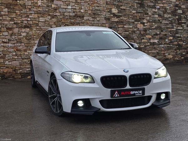 BMW 5-Series Saloon, Diesel, 2013, White