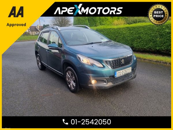 Peugeot 2008 SUV, Petrol, 2017, Green