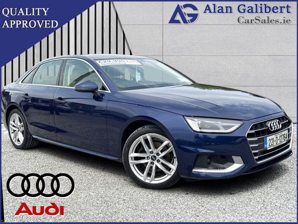 Audi A4 Saloon, Diesel, 2022, Blue