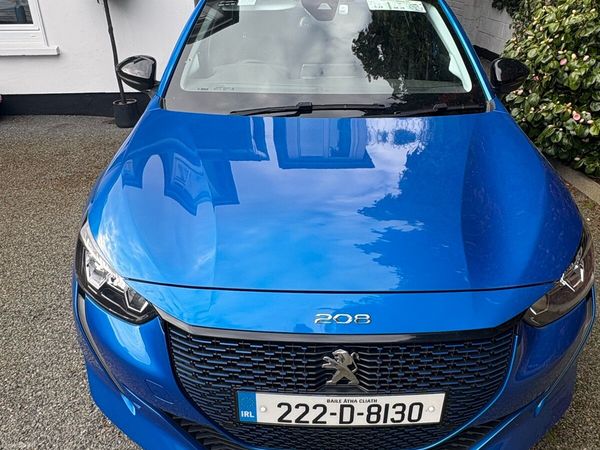 Peugeot 208 Hatchback, Electric, 2022, Blue