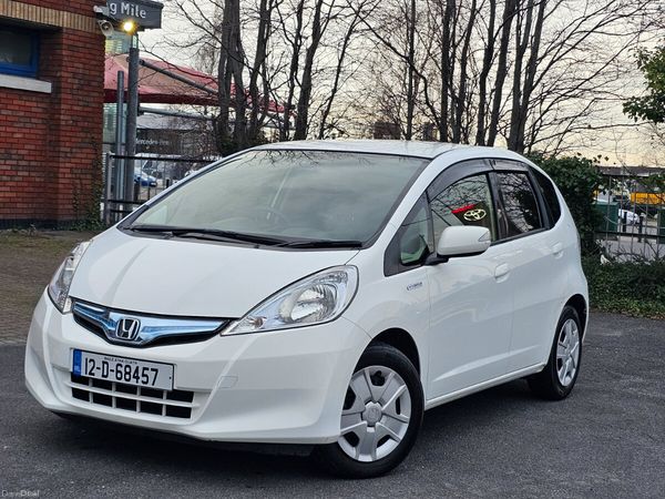 Honda Fit Hatchback, Petrol Hybrid, 2012, White