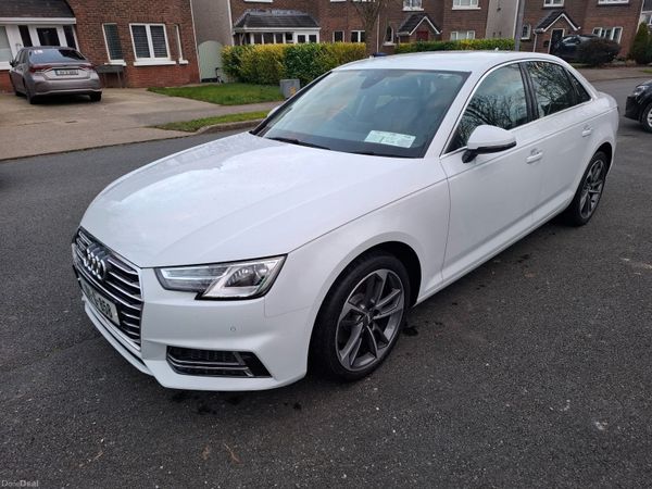 Audi A4 Saloon, Petrol, 2019, White