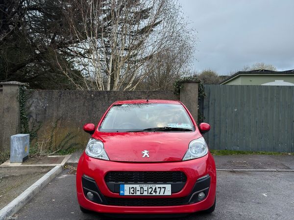 Peugeot 107 Hatchback, Petrol, 2013, Red