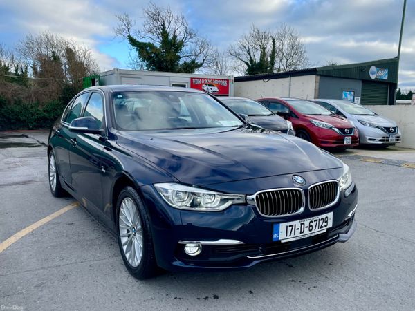 BMW 3-Series Saloon, Diesel, 2017, Blue