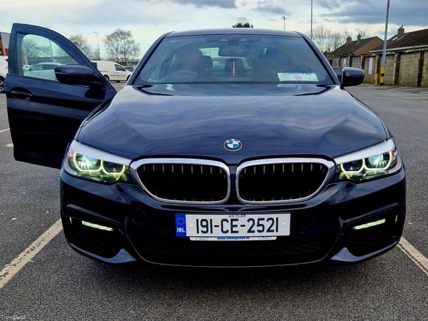 BMW 5-Series Saloon, Petrol Plug-in Hybrid, 2019, Black