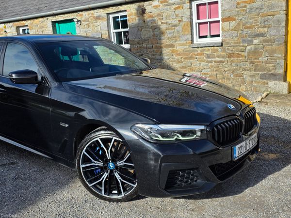 BMW 5-Series Saloon, Petrol Plug-in Hybrid, 2022, Black