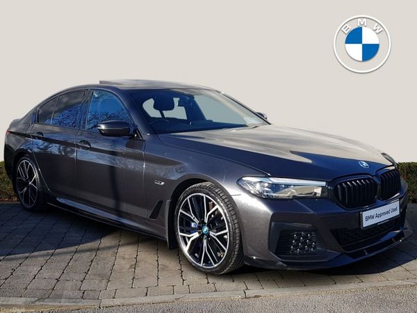 BMW 5-Series Saloon, Petrol Plug-in Hybrid, 2022, Grey