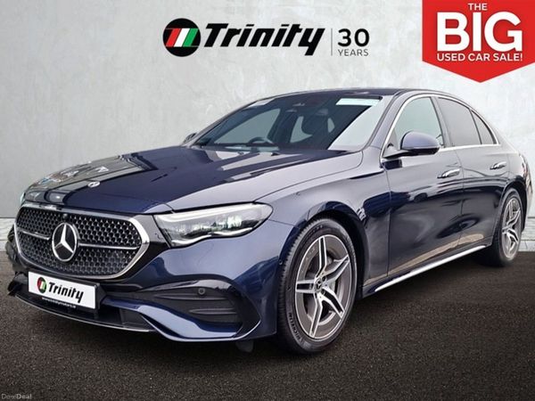 Mercedes-Benz E-Class Saloon, Diesel Hybrid, 2024, Blue
